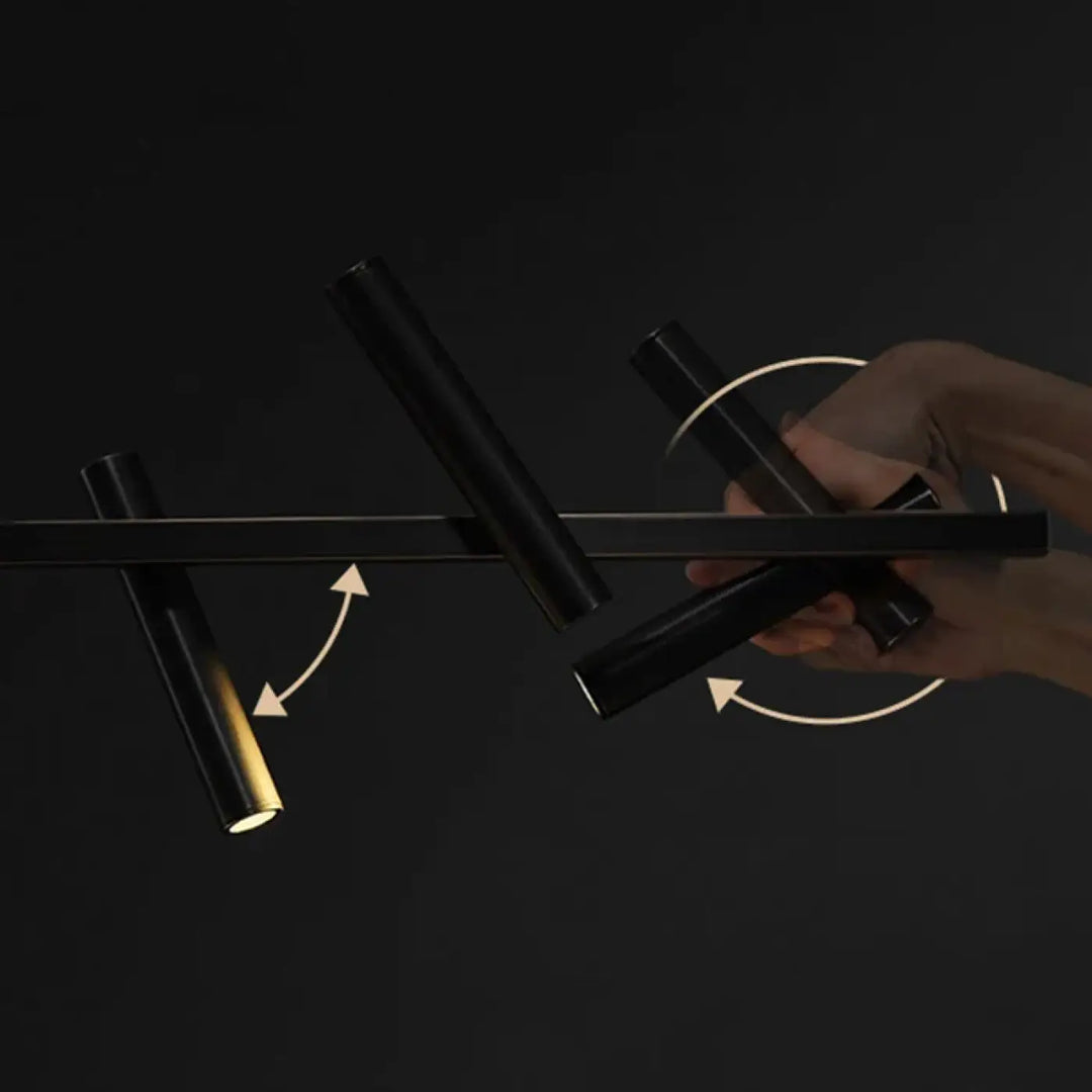 Suspension linéaire avec spots orientables noi moderne