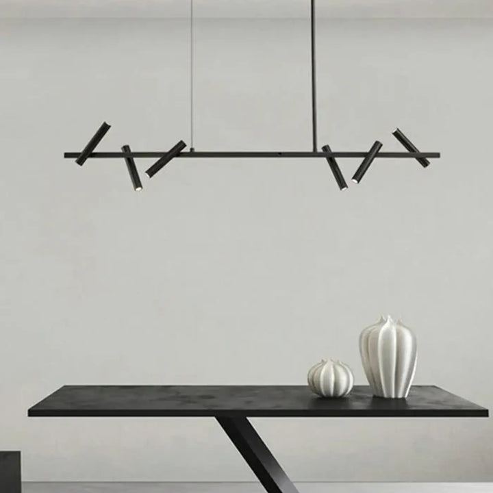 Suspension linéaire avec spots orientables noi moderne