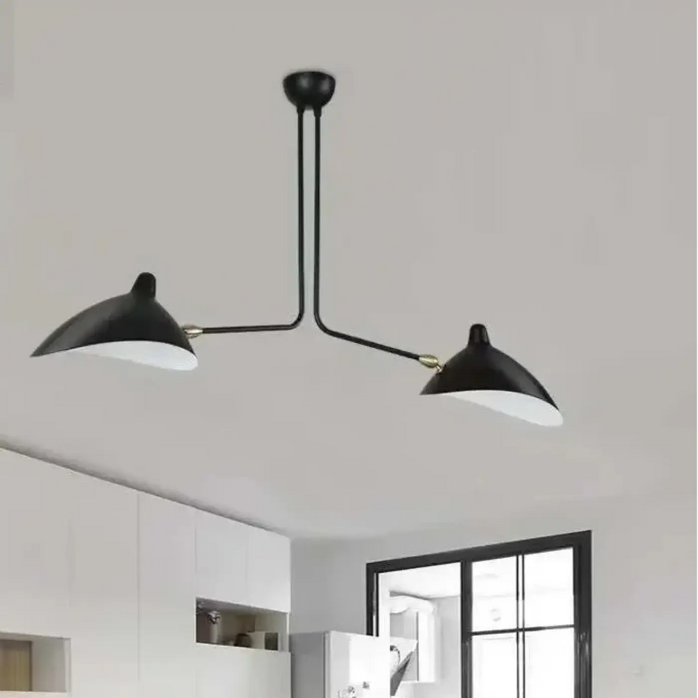 Suspension design moderne à bras multiples noir chic