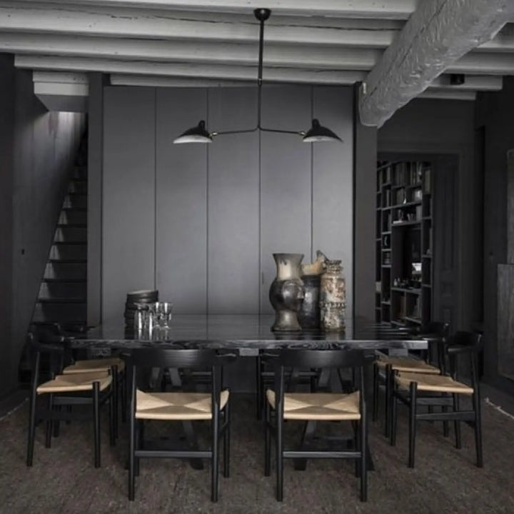 Suspension design moderne à bras multiples noir chic
