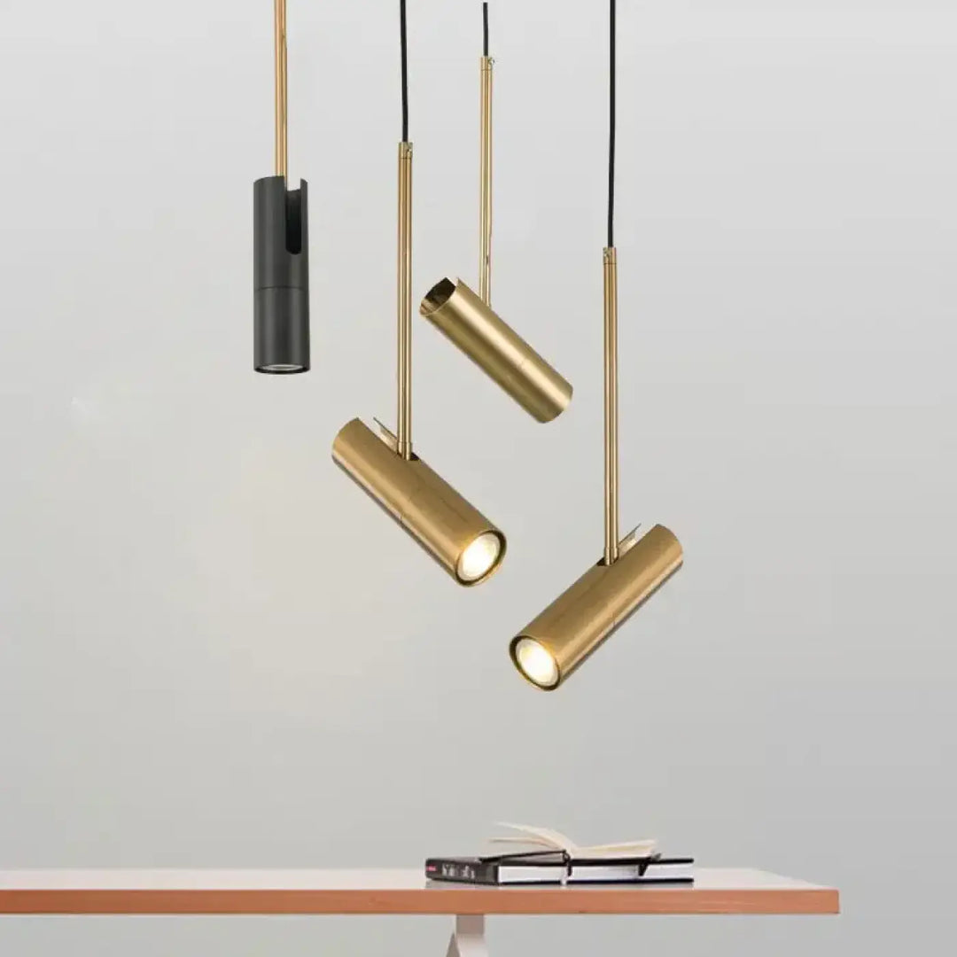 Suspension design moderne doré élégance et modernité