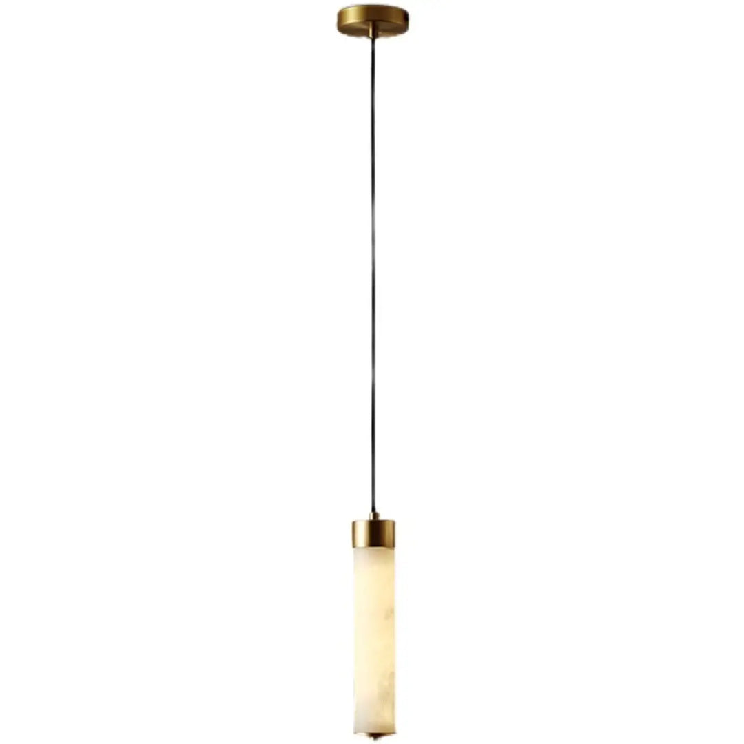 Suspension design moderne en marbre rétroéclairé élégant