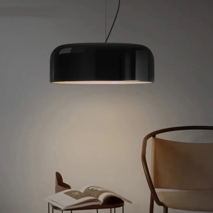 Suspension Design Moderne En Métal Noir Ou Blanc Brillante