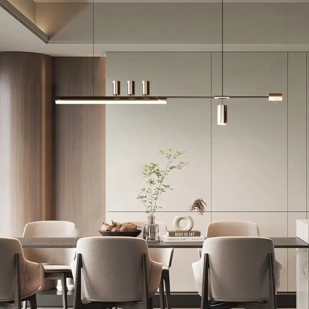 Suspension Design Moderne Métal Trois Lampes Style Chic
