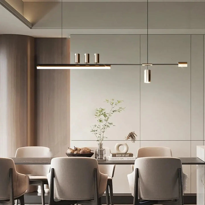 Suspension Design Moderne Métal Trois Lampes Style Chic