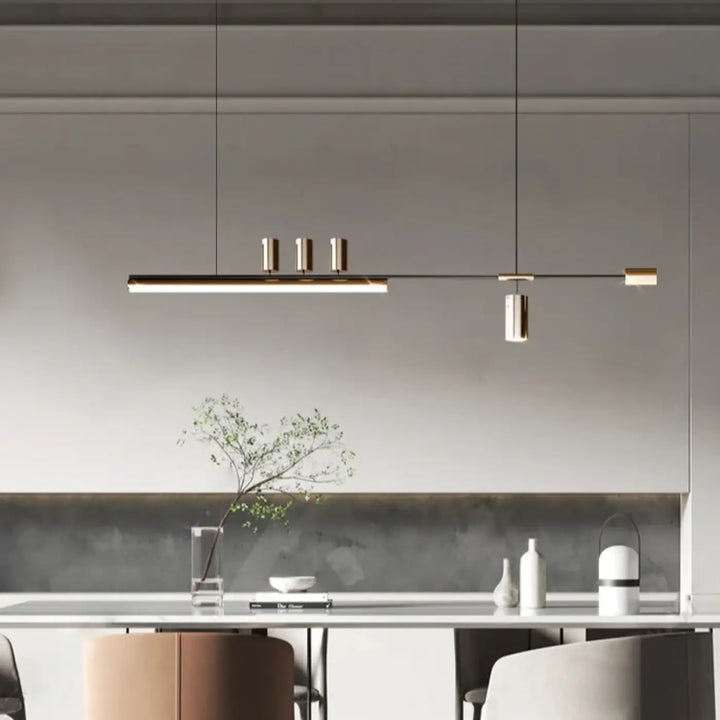 Suspension Design Moderne Métal Trois Lampes Style Chic
