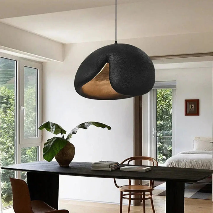 Suspension Design Moderne Ouverture Asymétrique Dorée

