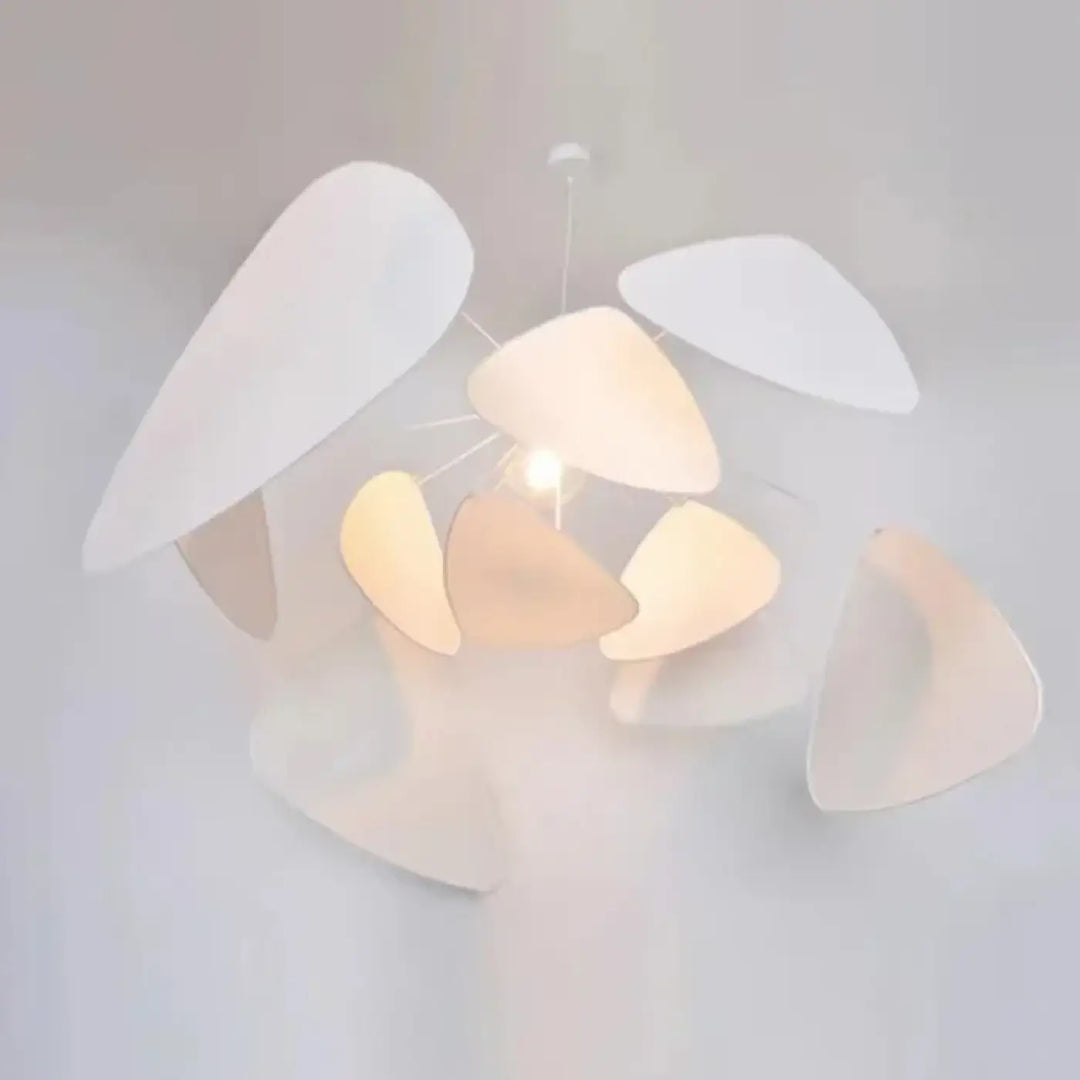 Suspension Design Nuage Pétales Modernes Légers Blancs


