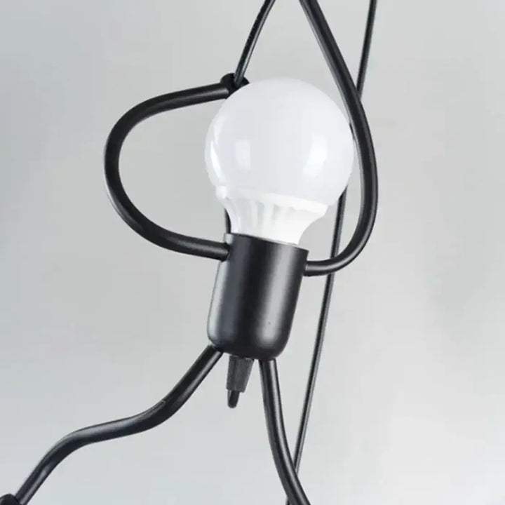 Suspension design original figurine métal moderne