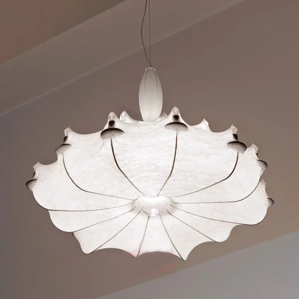 Suspension Design Originale Blanche Style Contemporain