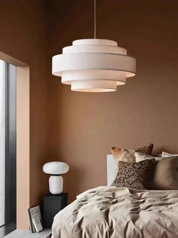 Suspension design en tissu à étages concentriques
