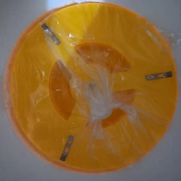 Suspension design en verre jaune au style rétro à l’éclat chaleureux