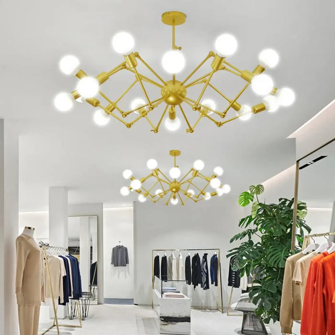 Living room pendant lamp Luxury circular modern minimalist restaurant pendant lamp Creative and warm bedroom lamp