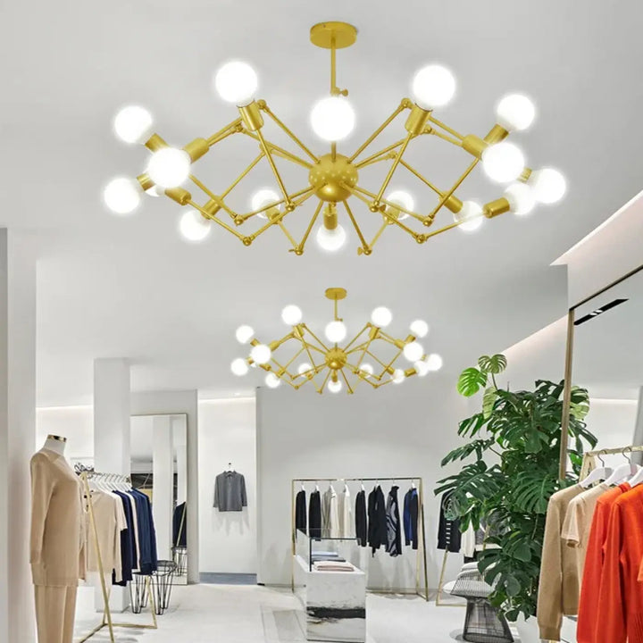 Living room pendant lamp Luxury circular modern minimalist restaurant pendant lamp Creative and warm bedroom lamp
