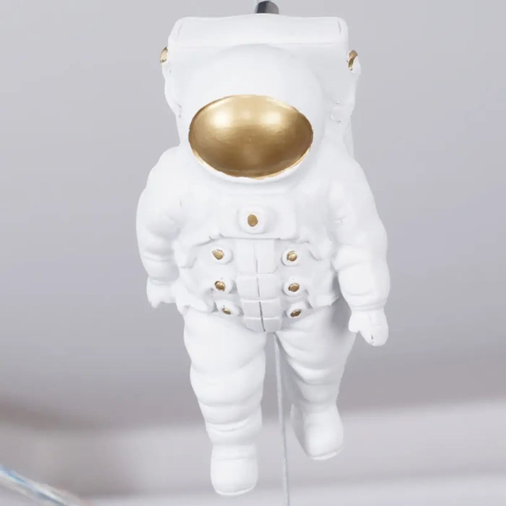 Suspension enfant fusée et astronautes design original noir