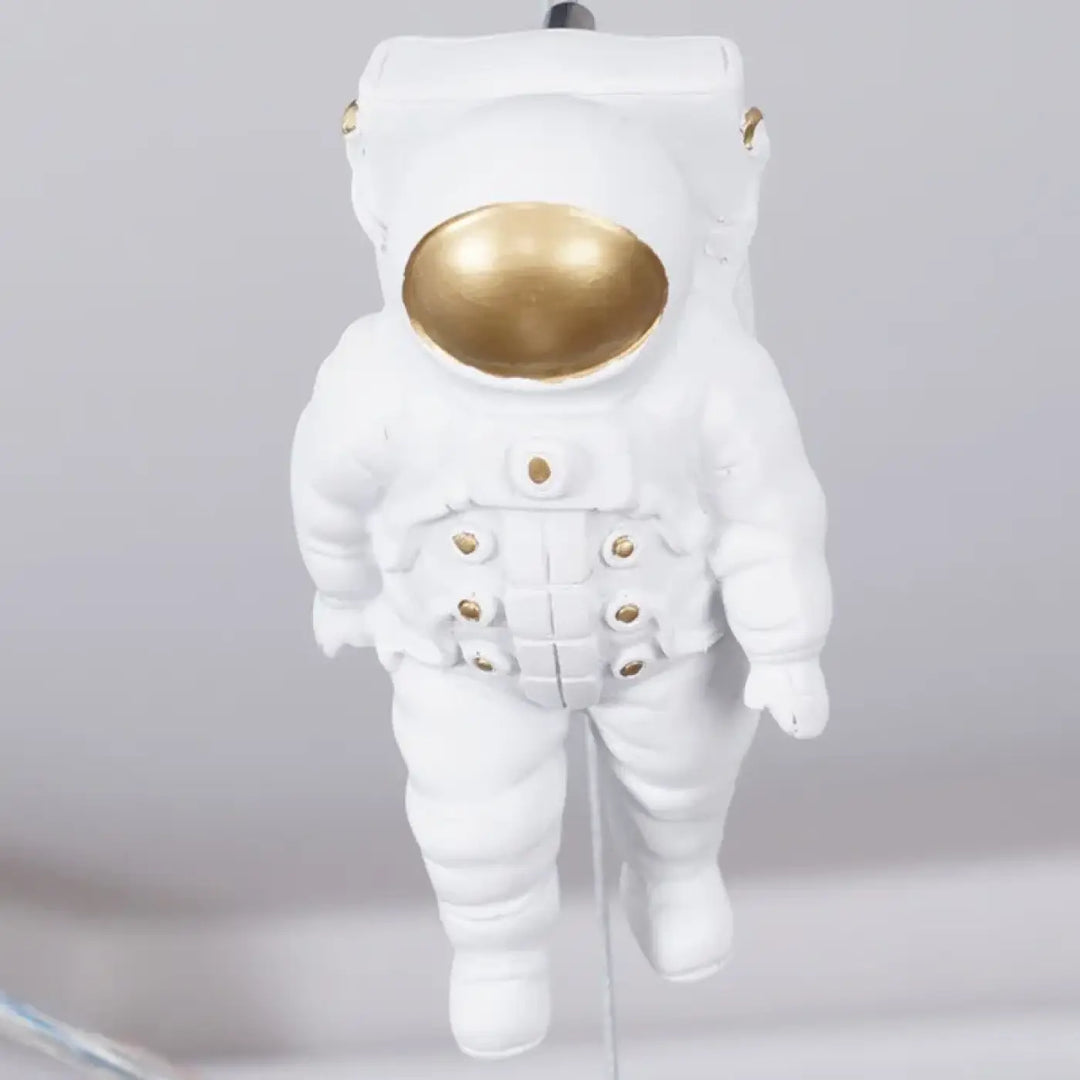 Suspension enfant fusée et astronautes design original noir