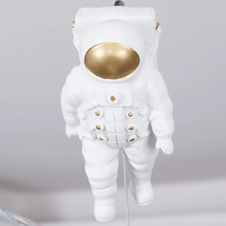 Suspension enfant fusée et astronautes design original noir