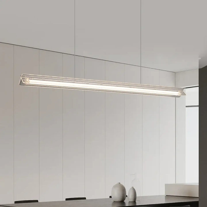 Nordic Restaurant Pendant Light Simple Modern Bar Counter Study Straight Strip Chandelier Home Decor Lighting Luster
