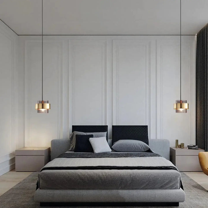 Suspension Industrielle Esprit Loft En Verre