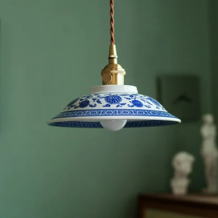 Suspension led céramique éclairage ambiant élégante