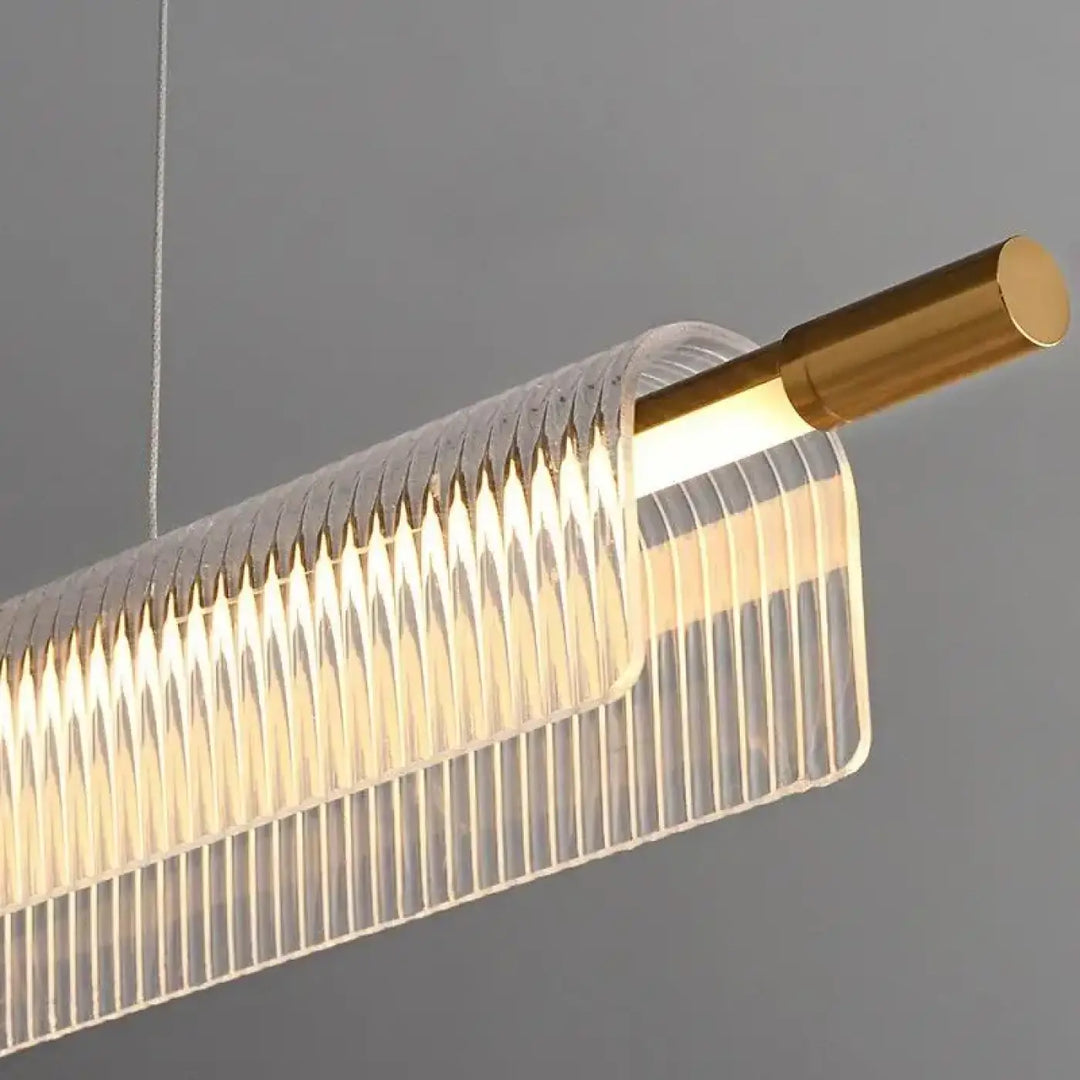 Suspension LED contemporaine pour cuisine ou bureau

