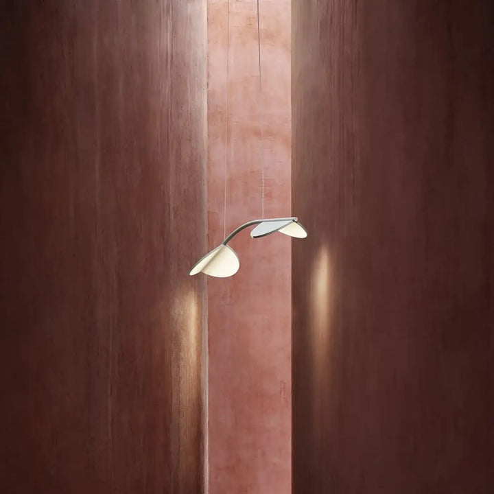 Suspension led design sculptural minimaliste moderne