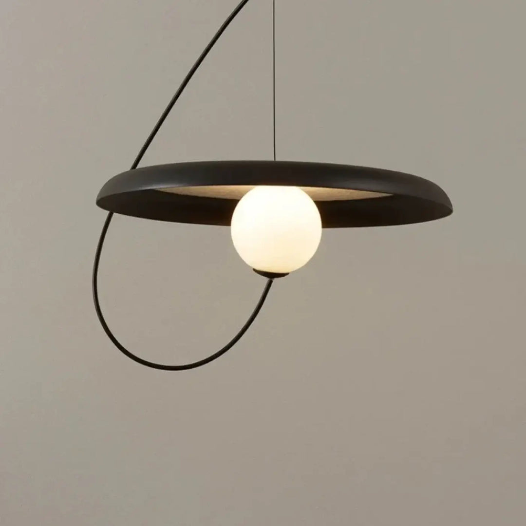 Suspension led avec design unique et éclairage doux élégante
