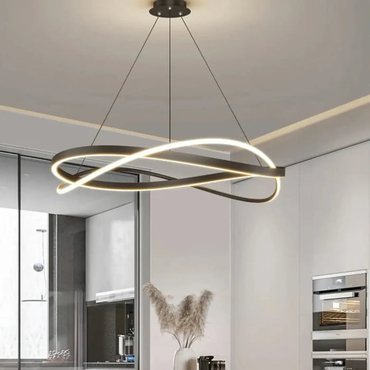 Suspension LED Sculpturale Pour Salon Ou Salle À Manger