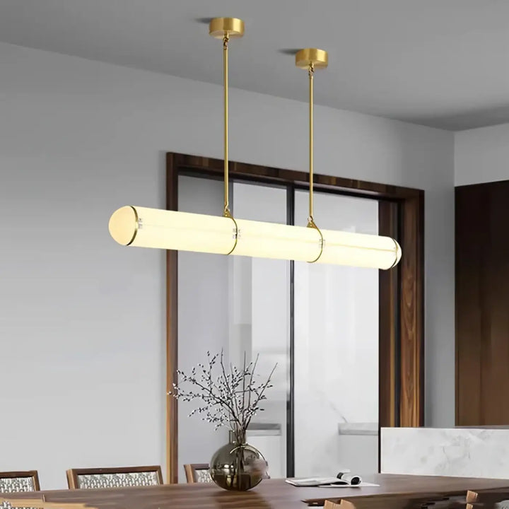 Suspension linéaire led design moderne minimaliste épurée