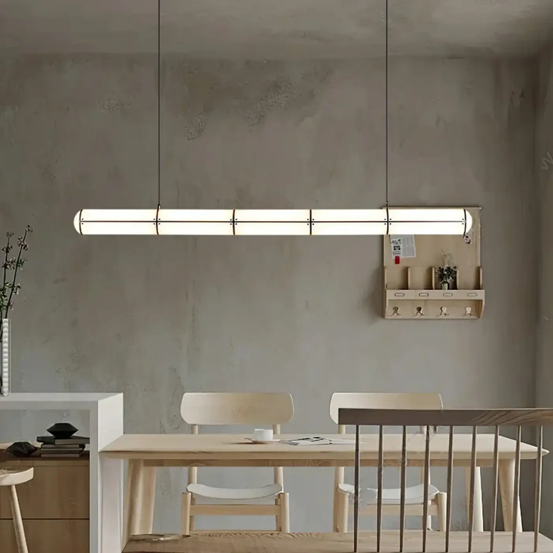Suspension linéaire led design moderne minimaliste épurée