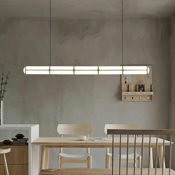 Suspension linéaire led design moderne minimaliste épurée