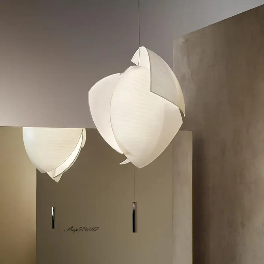 Suspension luminaire artistique en forme géométrique moderne