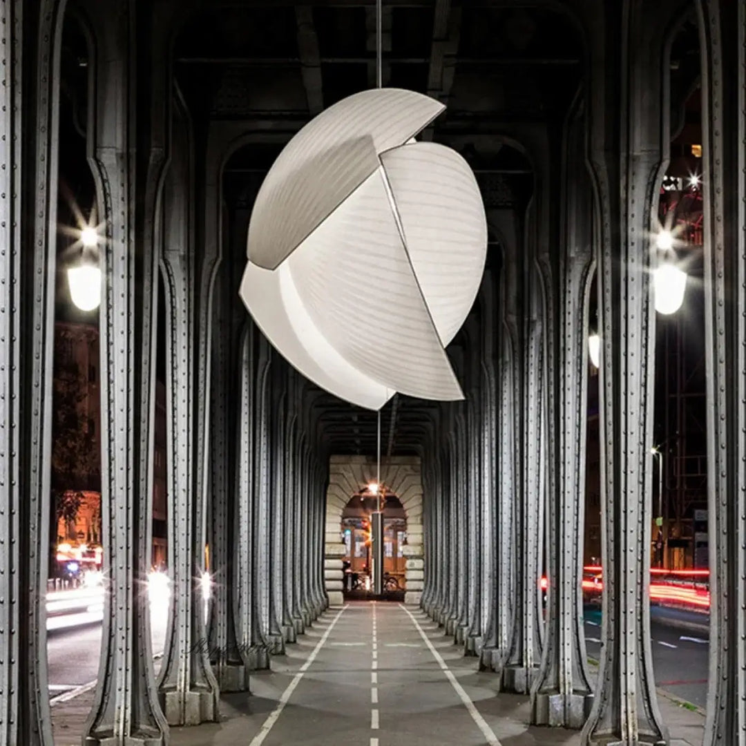 Suspension luminaire artistique en forme géométrique moderne