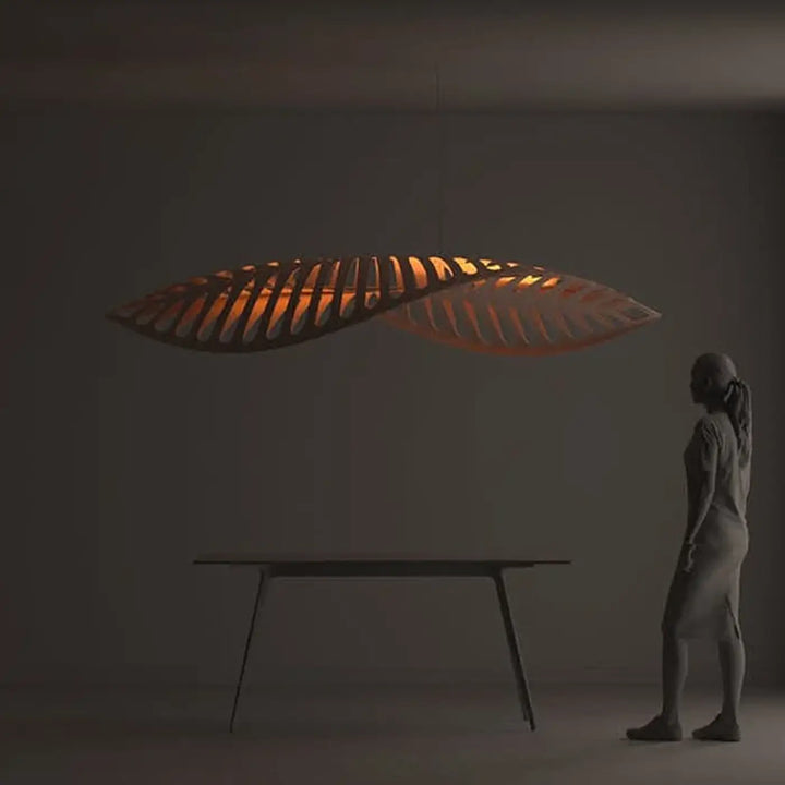 Suspension Luminaire Au Design Futuriste Style Naturel