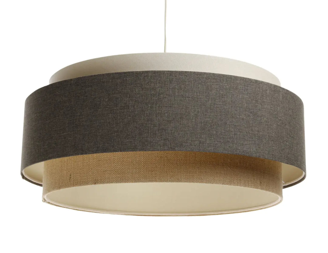 Pendant lamp Doblo BOHO ELEGANT – Beige/Ecru/Creme/Graphite