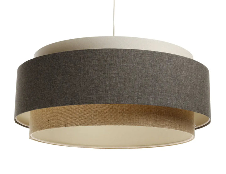 Pendant lamp Doblo BOHO ELEGANT – Beige/Ecru/Creme/Graphite