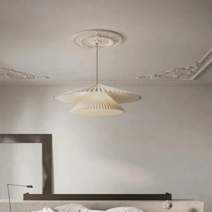 Suspension Luminaire En Papier Style Sculptural À Effet Artistique