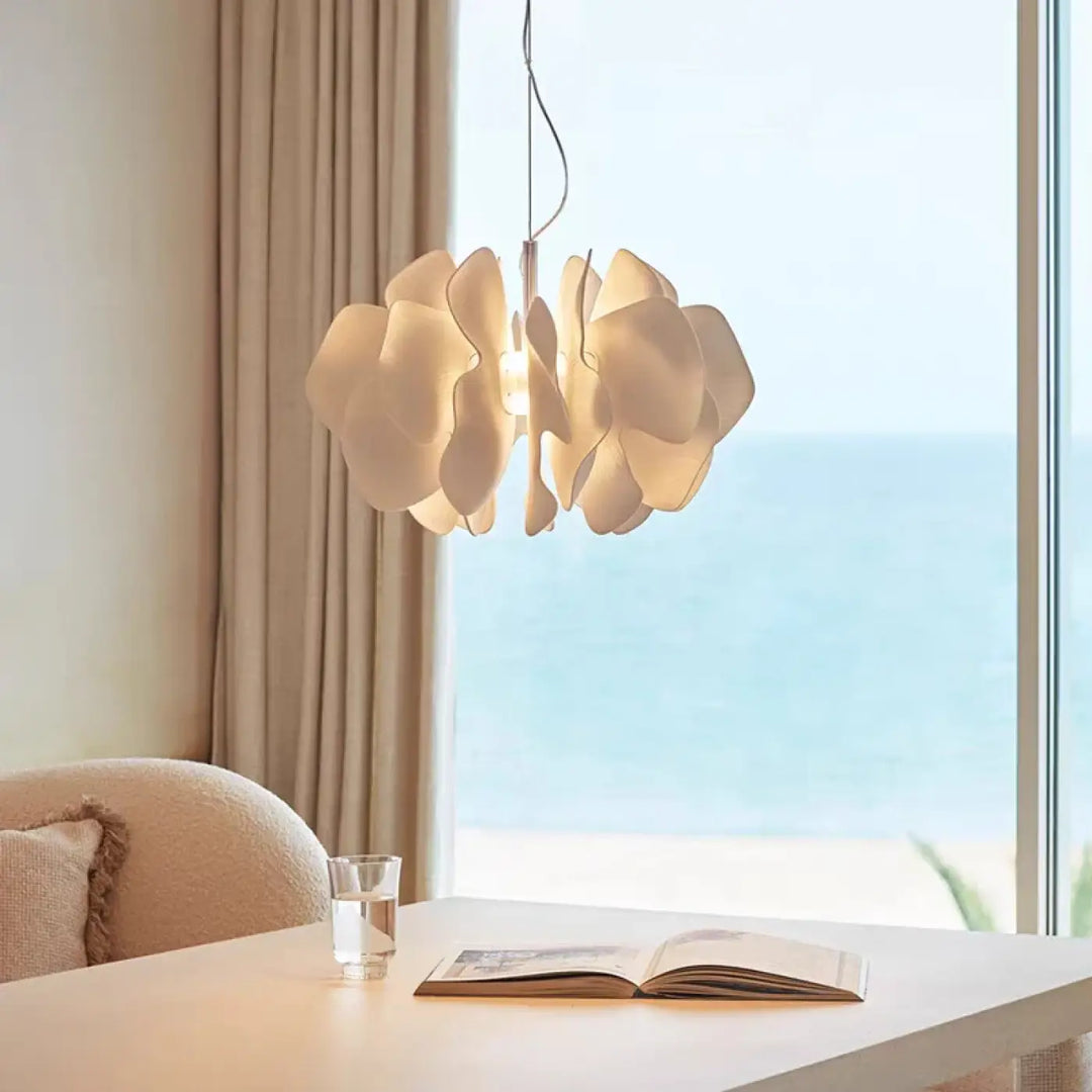 Suspension Luminaire Blanche En Céramique Design