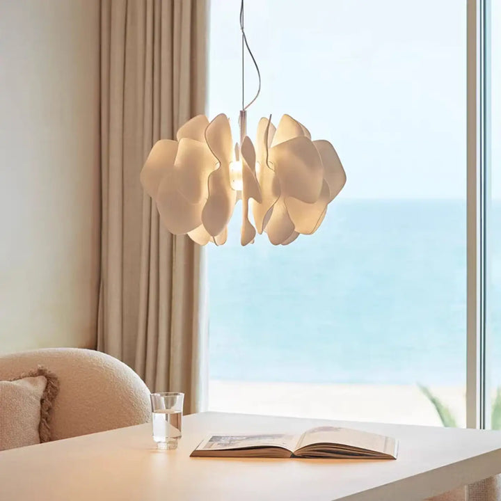 Suspension Luminaire Blanche En Céramique Design