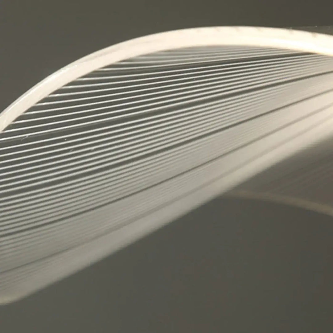 Suspension luminaire blanche inspirée de la feuille de lotus

