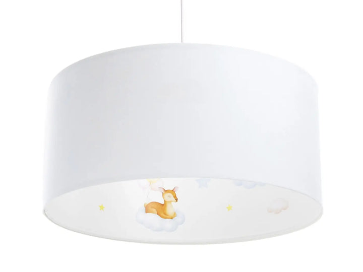 Pendant lamp Classic Sweet Dreams – White/Pastel blue/Yellow/Light brown