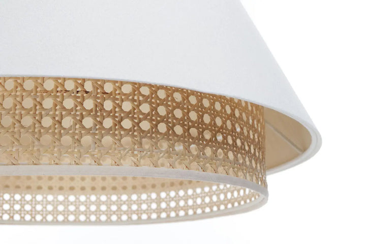 Suspension Luminaire | SENSEI RATTAN (Blanc)