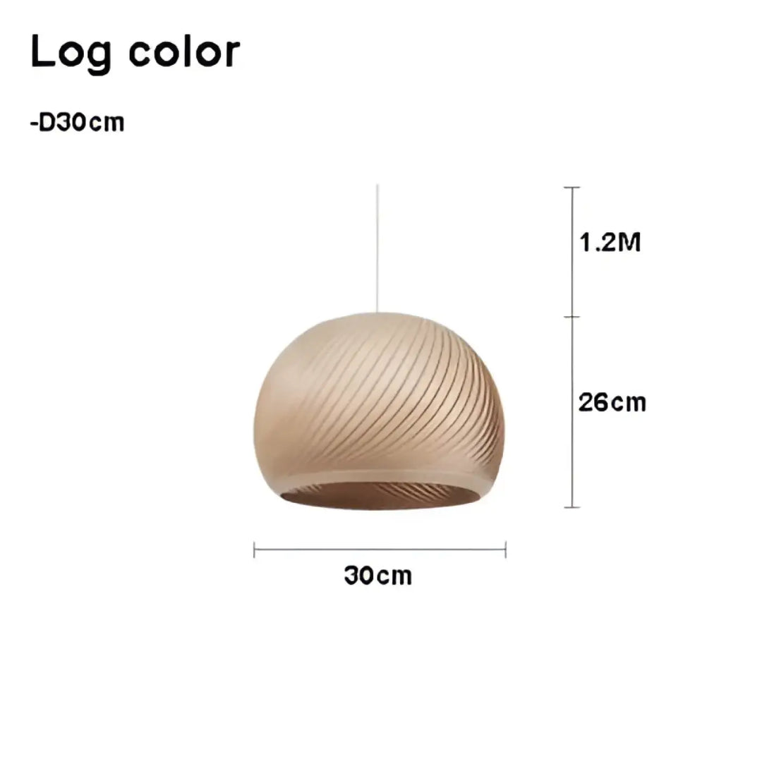 Suspension luminaire en bois clair pour ambiance cosy et naturel
