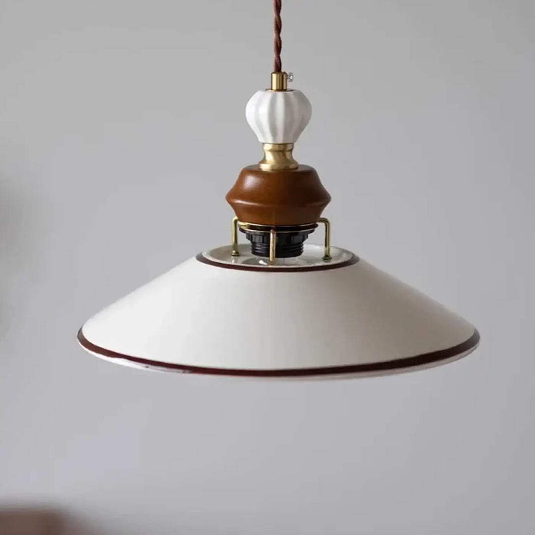 Suspension luminaire en céramique au style ancien et authentique