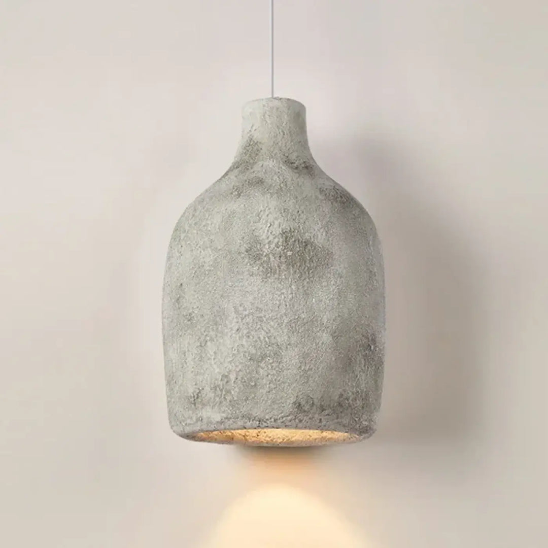 Suspension luminaire chic en résine forme organique moderne
