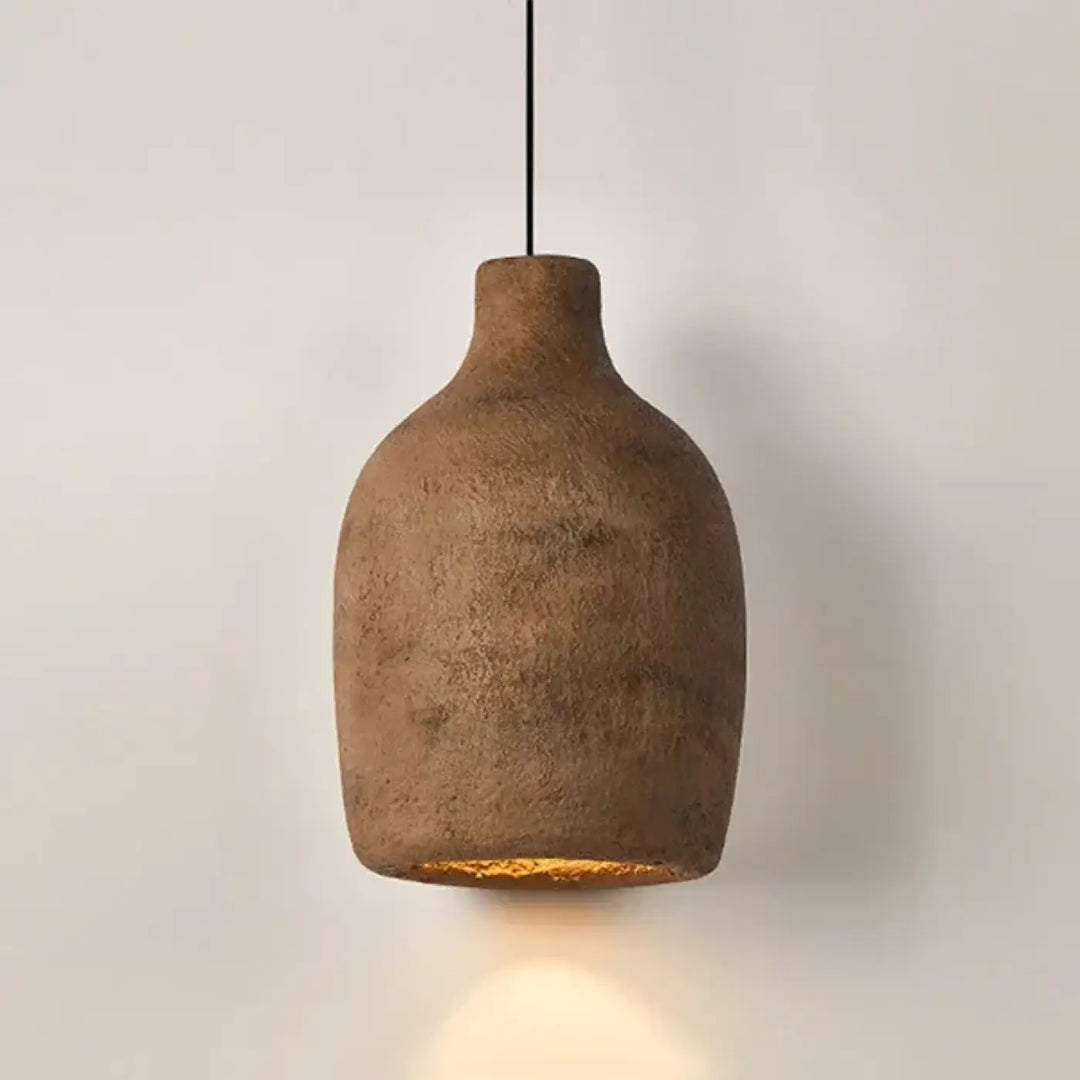 Suspension luminaire chic en résine forme organique moderne