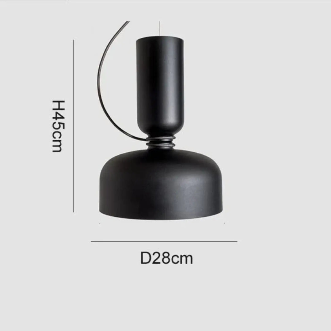 Suspension luminaire contemporaine blanche au style scandinave