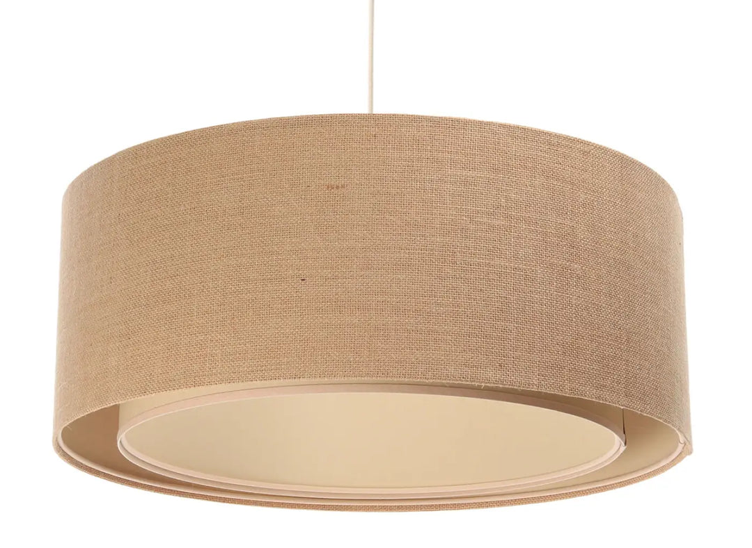 Pendant lamp Duo Boho – Beige/Ecru