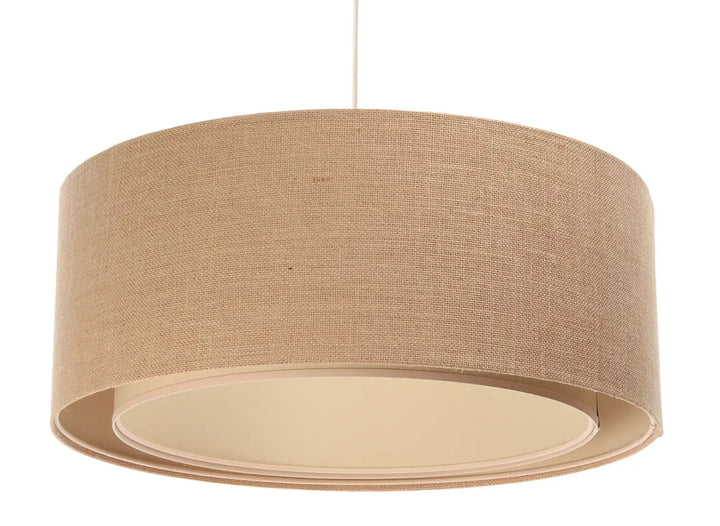 Pendant lamp Duo Boho – Beige/Ecru