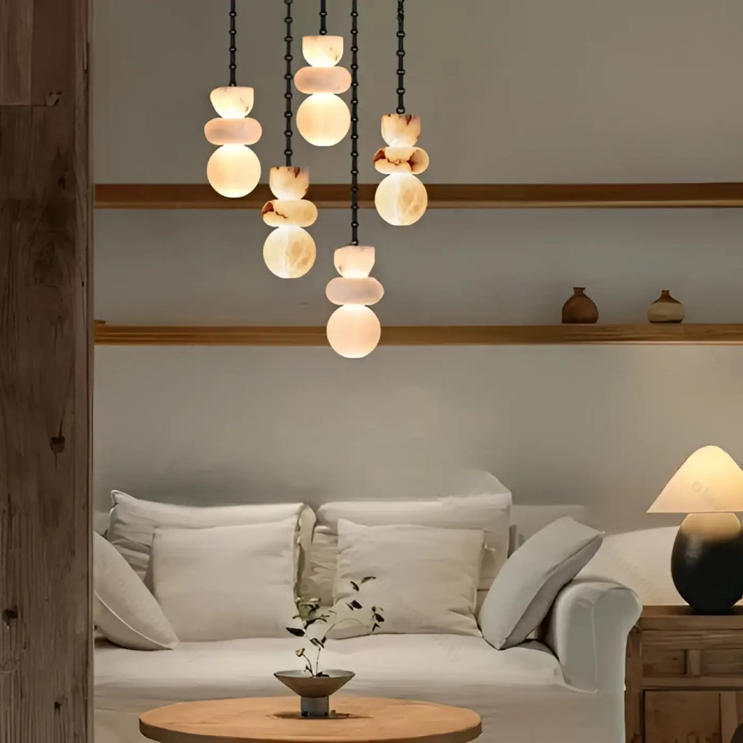 Suspension luminaire batta avec ampoules sont-elles incluses, led lustre, intensité variable, verre translucide chaud